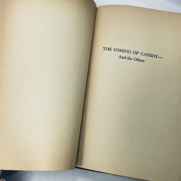 The Coming of Cassidy by Clarence E. Mulford Grosset Antique War Time Book - Picture 7 of 14